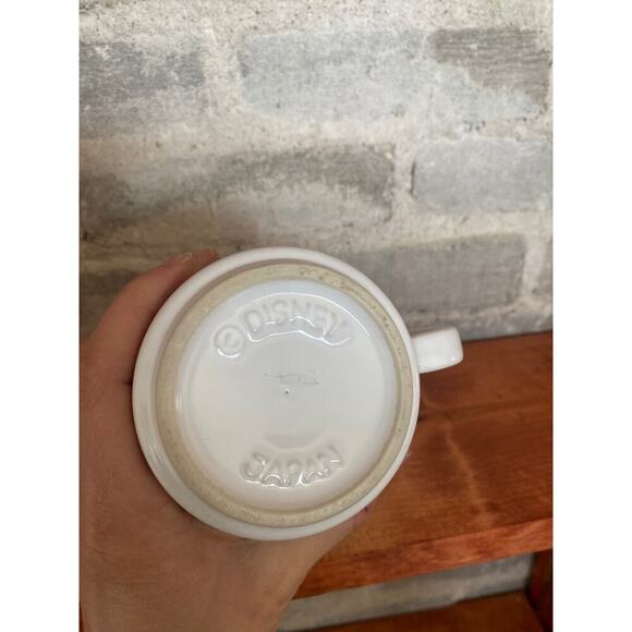 1970s Vintage Walk Disney World White Blue Mug Japanese Made - Picture 4 of 5